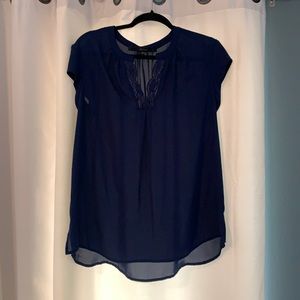 Fun 2 Fun Bergland Lace Detail Blouse